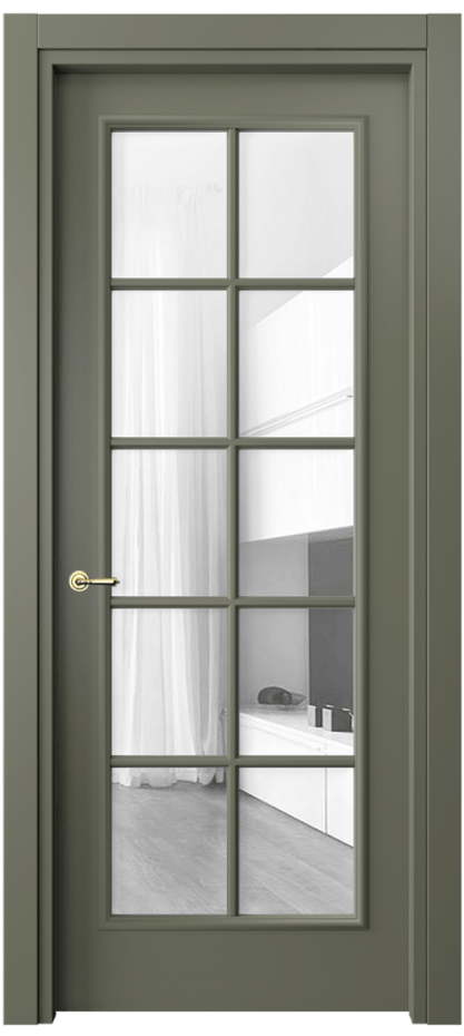 Дверь межкомнатная Paris 8102 Матовый оливковый тёмный Прозрачное стекло Гладкий наличник МОТ Цена 61599 ₽ Наличники уже входят в базовый комплект. Фабрика дверей Волховец 8 (800) 551 43 19 Межкомнатная дверь Paris 8102 Матовый оливковый тёмный Прозрачное стекло Цена 61599 ₽| Volhovec
