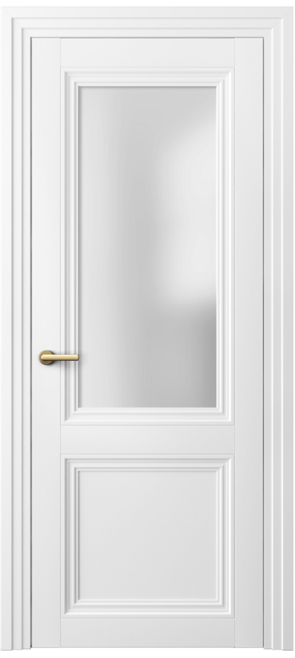 Межкомнатная дверь Centro 2524 Белый шёлк Сатинированное стекло Цена 40719 ₽ | Volhovec