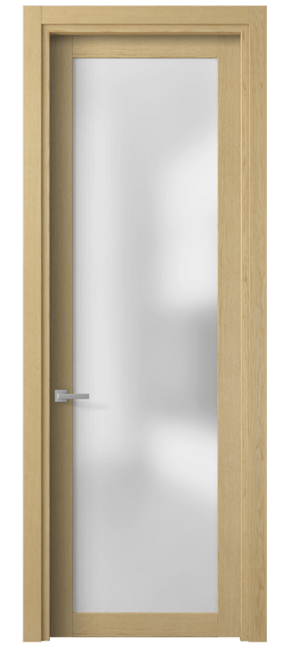 Межкомнатная дверь Планум 2102 Дуб натур Сатинированное стекло Цена 53524 ₽ | Volhovec