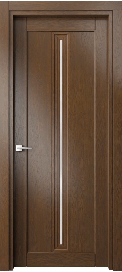 Межкомнатная дверь Ego 6123 Дуб королевский Сатинированное стекло Цена 126499 ₽ | Volhovec