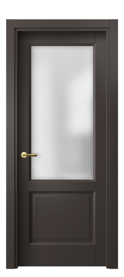 Межкомнатная дверь Galant 1422 Матовый антрацит Сатинированное стекло Цена 41919 ₽ | Volhovec