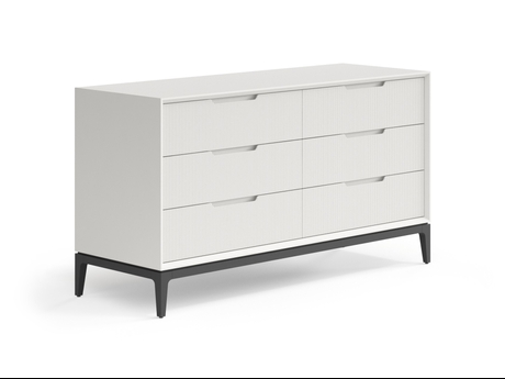 Мебель Комод Velvet 6 ящиков. Цвет Матовый тёплый серый. Материал Гладкая эмаль. Коллекция Комод Velvet 6 ящиков. Картинка.