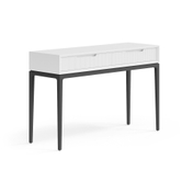 Консоль Velvet 2 ящика Матовый белоснежный