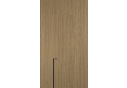 Панели для отделки стен Панель Радиальный шпон с эффектом NaturWood. Цвет Дуб миндальный матовый. Материал Радиальный шпон Naturwood. Коллекция Радиальный шпон с эффектом NaturWood. Картинка.