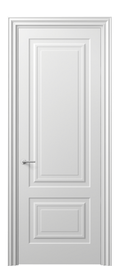 Дверь межкомнатная 8451 МБЛ. Цвет Матовый белоснежный. Материал Гладкая эмаль. Коллекция Mascot. Картинка.