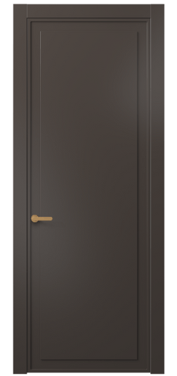 Дверь межкомнатная АКП 8602 МАН. Цвет Матовый антрацит. Материал Гладкая эмаль. Коллекция Frame. Картинка.