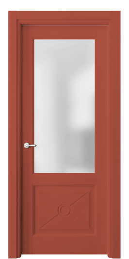 Дверь межкомнатная 6362 NCS S 3040-Y80R. Цвет NCS NCS S 3040-Y80R. Материал Гладкая эмаль. Коллекция Тоскана Литера. Картинка.