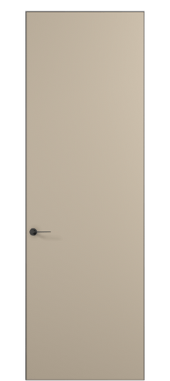 Дверь межкомнатная 0010 ПЭСБ. Цвет ПЭТ светло-бежевый. Материал ПЭТ. Коллекция Planum Pro. Картинка.