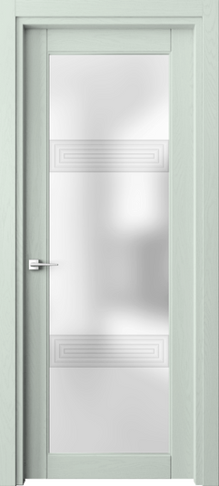 Дверь межкомнатная 6112 NCS S 1005-B80G 3D. Цвет NCS NCS S 1005-B80G. Материал Массив дуба эмаль. Коллекция Ego. Картинка.