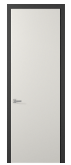 Дверь межкомнатная 0010 ПЭБЛ. Цвет ПЭТ белоснежный. Материал ПЭТ. Коллекция Planum. Картинка.