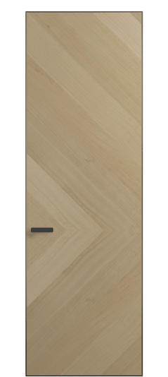 Дверь межкомнатная 0202 ЭВБМ Эвкалипт бежевый матовый. Цвет Эвкалипт бежевый матовый. Материал Шпон эвкалипта Naturwood. Коллекция Rift. Картинка.