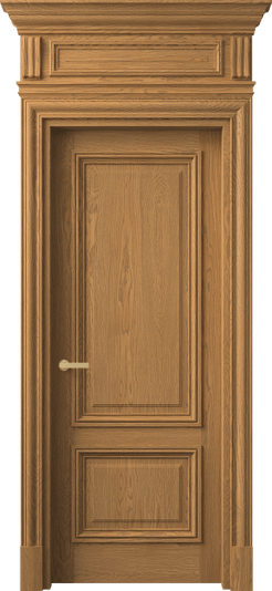 Дверь межкомнатная 7303 ДСЛ.М. Цвет Дуб солнечный матовый. Материал Массив дуба матовый. Коллекция Антик. Картинка.