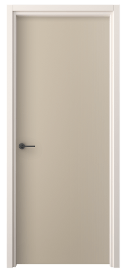 Дверь межкомнатная 0010 ПЭСК. Цвет ПЭТ серо-коричневый . Материал ПЭТ. Коллекция Freedom. Картинка.