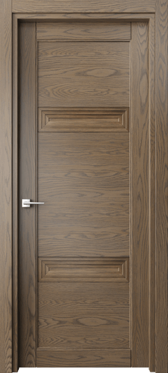 Дверь межкомнатная 6111 ДММ. Цвет Дуб мраморный. Материал Массив дуба. Коллекция Ego. Картинка.