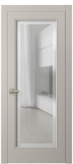 Дверь межкомнатная 8300 МСБЖ. Цвет Матовый светло-бежевый. Материал Гладкая эмаль. Коллекция Linea. Картинка.