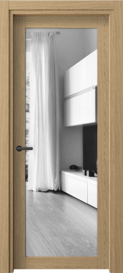 Дверь межкомнатная 2102 ЖМД ДВ ЗЕР. Цвет Жемчужный дуб. Материал Ламинатин. Коллекция Нео. Картинка.