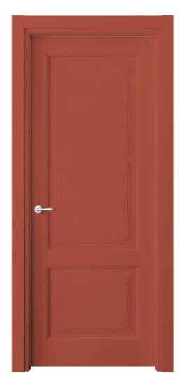 Дверь межкомнатная 6323 NCS S 3040-Y80R. Цвет NCS NCS S 3040-Y80R. Материал Гладкая эмаль. Коллекция Тоскана Элегантэ. Картинка.