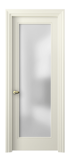 Дверь межкомнатная 8502 ММБ САТ. Цвет Матовый молочно-белый. Материал Гладкая эмаль. Коллекция Эссе. Картинка.