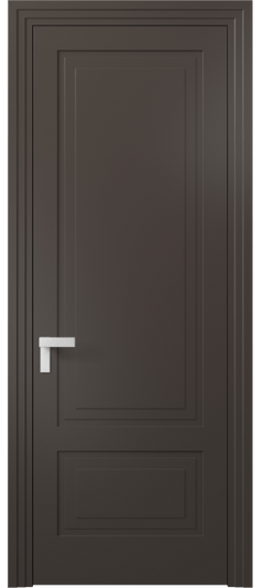 Дверь межкомнатная 8341 МАН. Цвет Матовый антрацит. Материал Гладкая эмаль. Коллекция Rocca. Картинка.