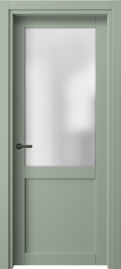 Дверь межкомнатная 2122 ПЭСО САТ. Цвет ПЭТ светло-оливковый. Материал ПЭТ. Коллекция Нео. Картинка.
