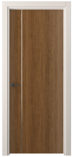 Дверь межкомнатная 4201 ЛОР. Цвет Лесной орех. Материал Ламинатин. Коллекция Freedom. Картинка.
