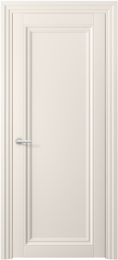 Дверь межкомнатная 2501 ПЭКБ. Цвет ПЭТ кремово-белый. Материал ПЭТ. Коллекция Centro. Картинка.