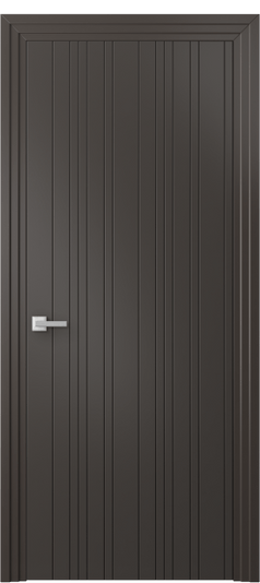 Межкомнатная дверь 8051 МАН. Цвет Матовый антрацит. Материал Гладкая эмаль. Коллекция Linea. Фото. Дверь межкомнатная 8051 МАН. Цвет Матовый антрацит. Материал Гладкая эмаль. Коллекция Linea. Картинка.