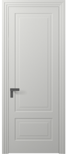Дверь межкомнатная 8341 МССР. Цвет Матовый светло-серый. Материал Гладкая эмаль. Коллекция Рокка. Картинка.