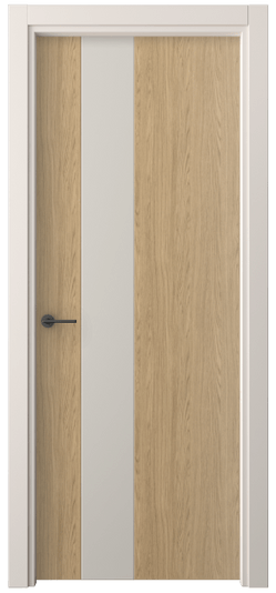 Дверь межкомнатная 4223 ЖМД. Цвет Жемчужный дуб. Материал Ламинатин. Коллекция Freedom. Картинка.