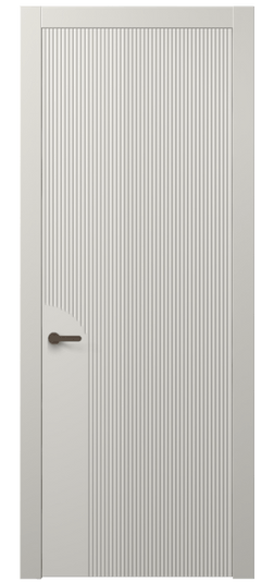 Дверь межкомнатная АКП 8625 МТСР. Цвет Матовый тёплый серый. Материал Гладкая эмаль. Коллекция Dune. Картинка.