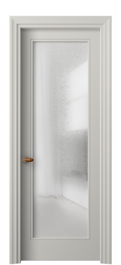 Дверь межкомнатная 8502 МТСР LED. Цвет Матовый тёплый серый. Материал Гладкая эмаль. Коллекция Эссе. Картинка.