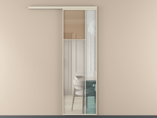 Перегородка Mosaic вдоль стены 1 створка