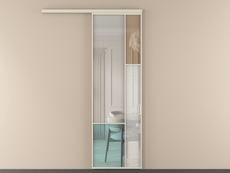 Перегородка Mosaic вдоль стены 1 створка