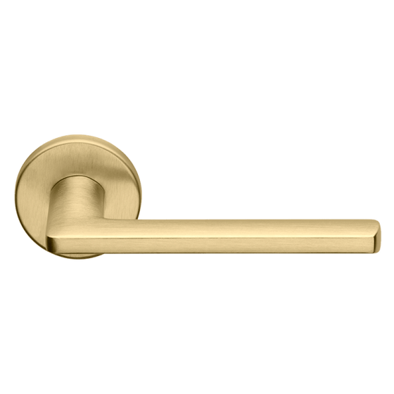 Ручки для дверей Ручка дверная Люче Пи. Цвет Матовое золото. Коллекция Люче Пи. Картинка.